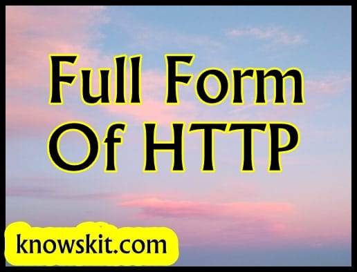 Forme complète de HTTP