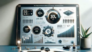 Infographie sur les mesures de performance Instagram pour les influenceurs, présentant les tendances d'engagement et de croissance du nombre de followers en 2024.