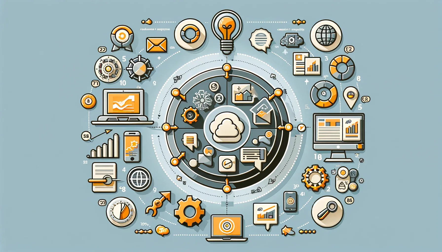Создание обратных ссылок в социальных сетях : Инфографика с описанием этапов стратегии создания обратных ссылок в социальных сетях.