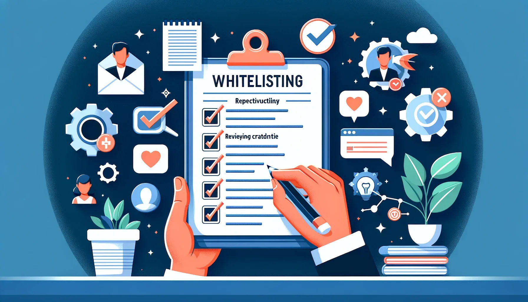 Liste de contrôle et stratégies pour une mise en liste blanche efficace sur les médias sociaux.