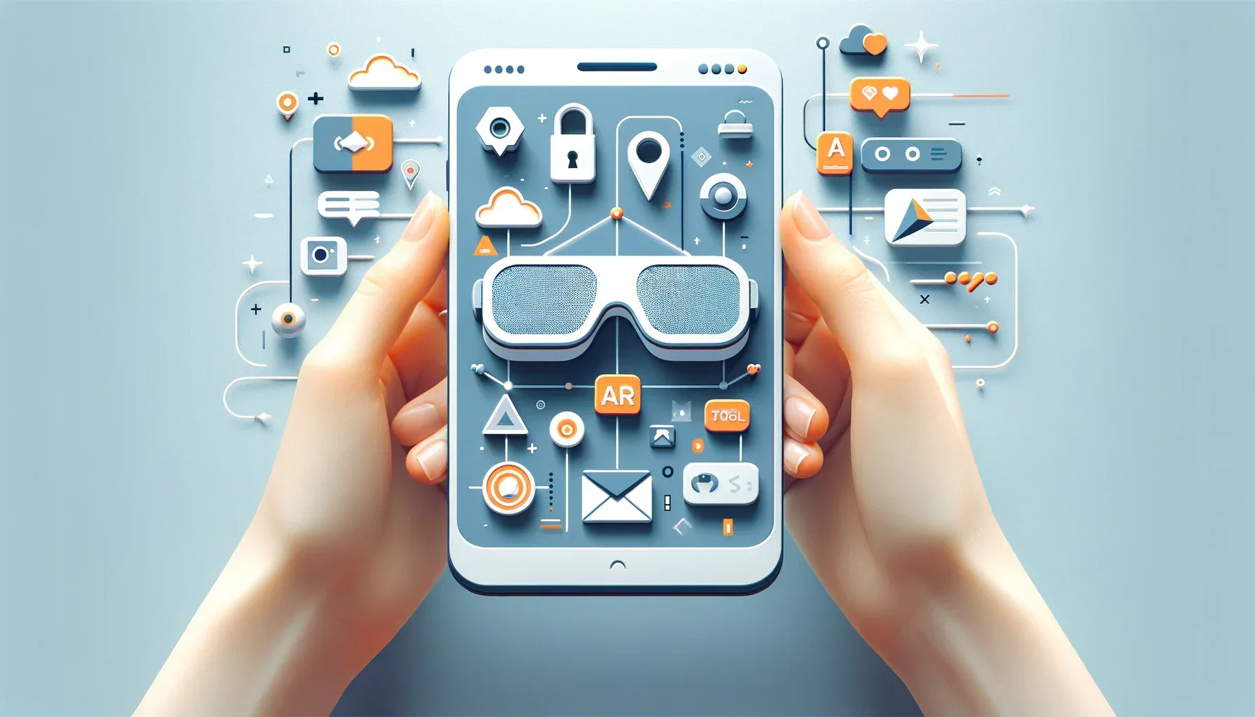 Augmented Reality enhancing user experience in 2024 social media trends
