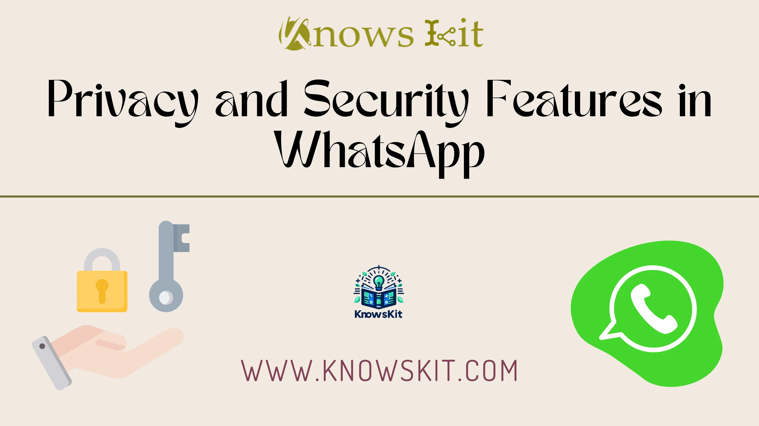 Sécurité et confidentialité de WhatsApp