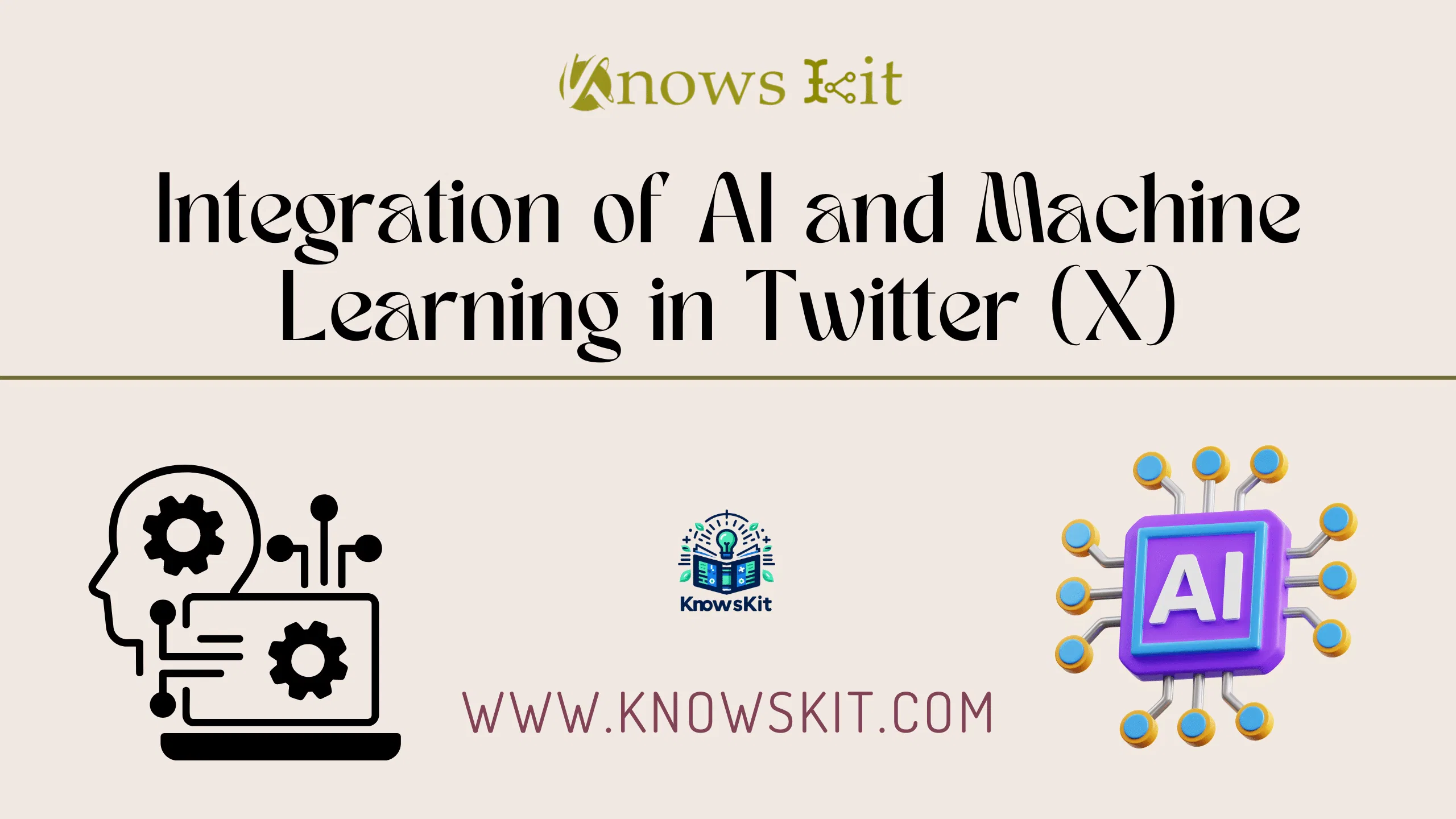 Intégration de l'IA et de l'apprentissage automatique dans Twitter (X)