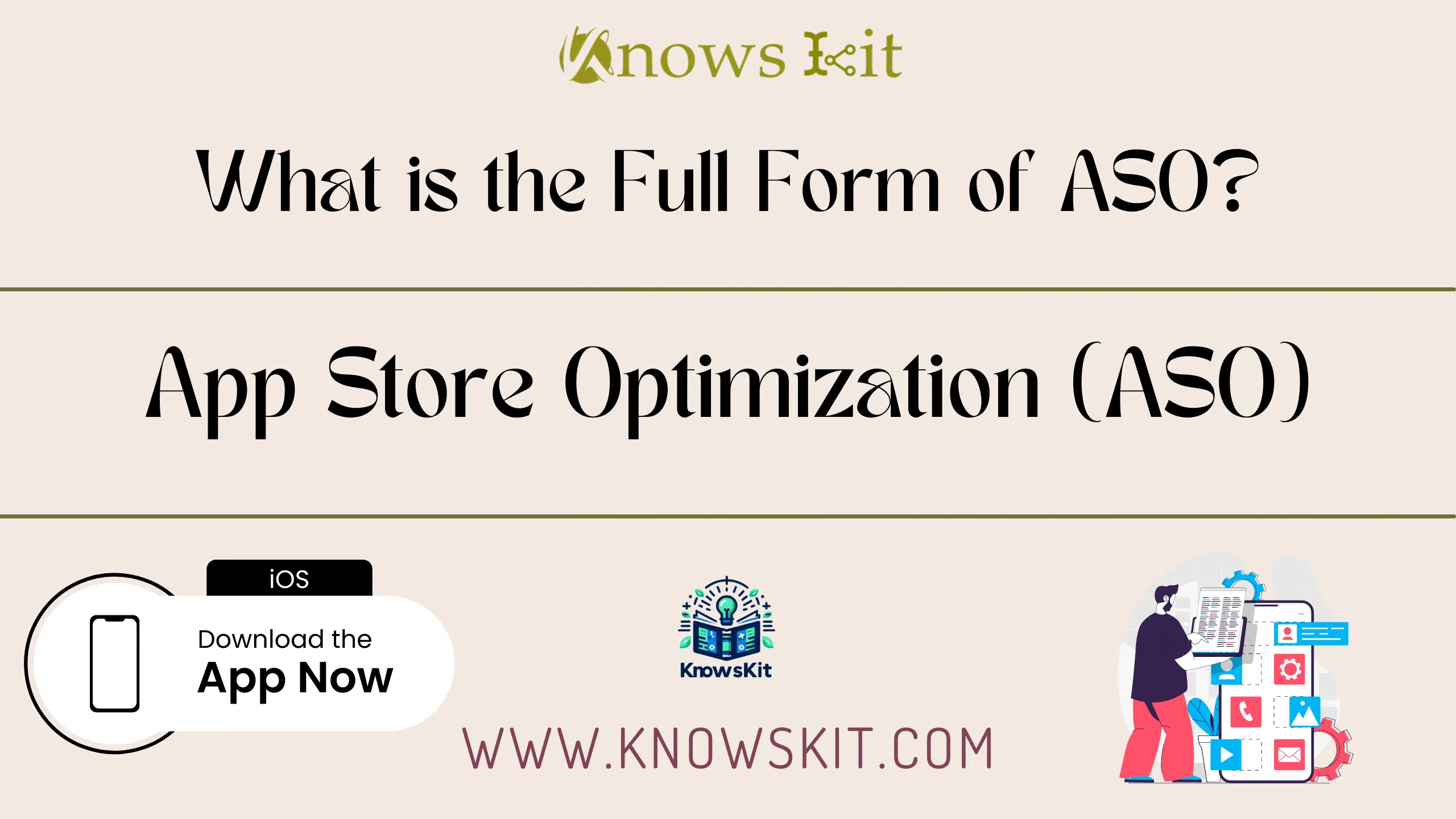 ASO : App Store Optimization (Optimisation du magasin d'applications)