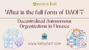 DAOF：分散的金融自治组织