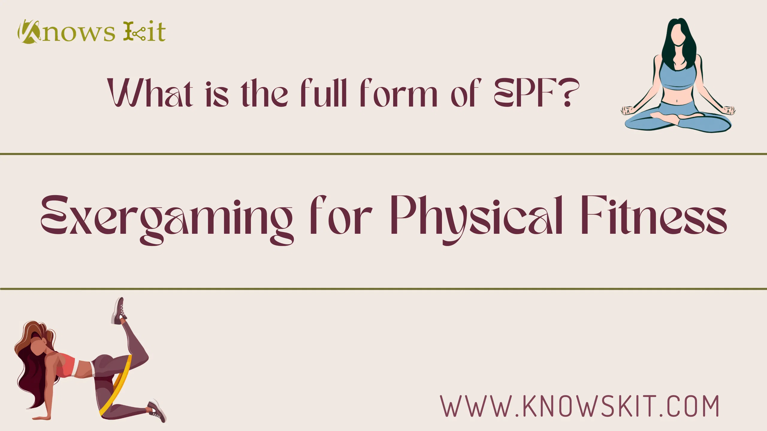 EPF: Exergaming for Physical Fitness