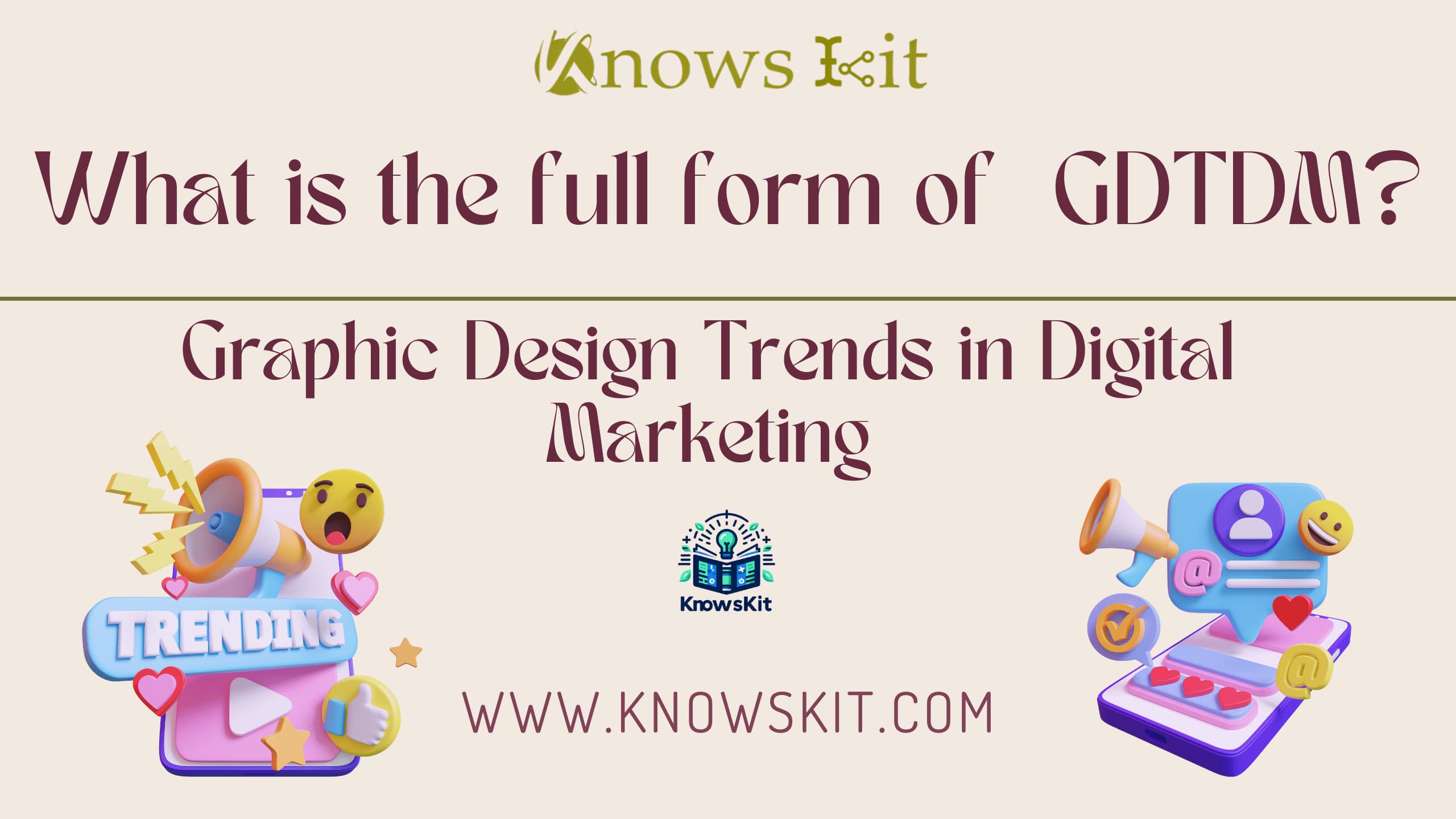 GDTDM : Tendances du graphisme dans le marketing numérique