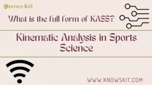 KASS： 运动科学中的运动学分析
