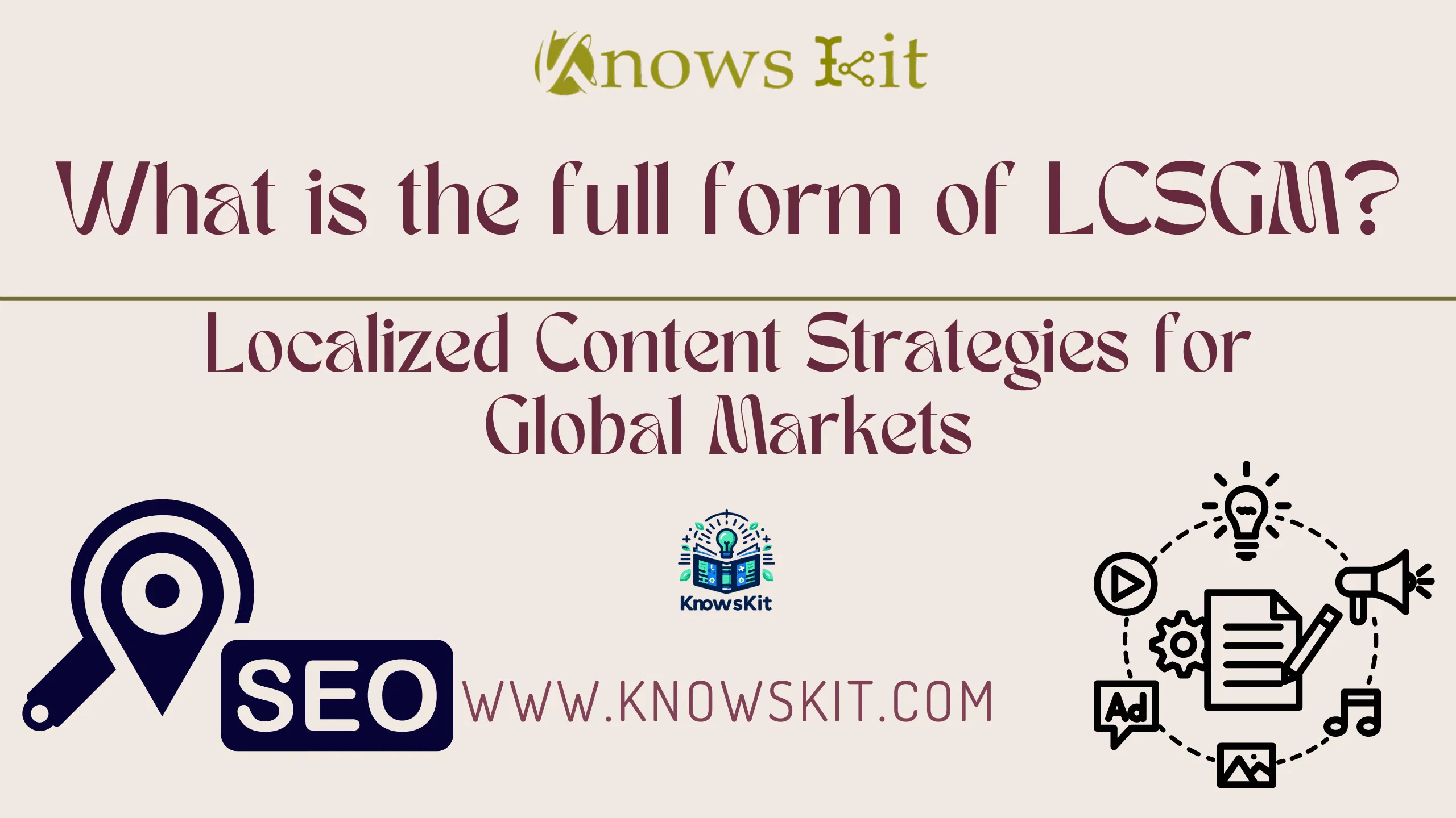 LCSGM: Localized Content Strategies for Global Markets