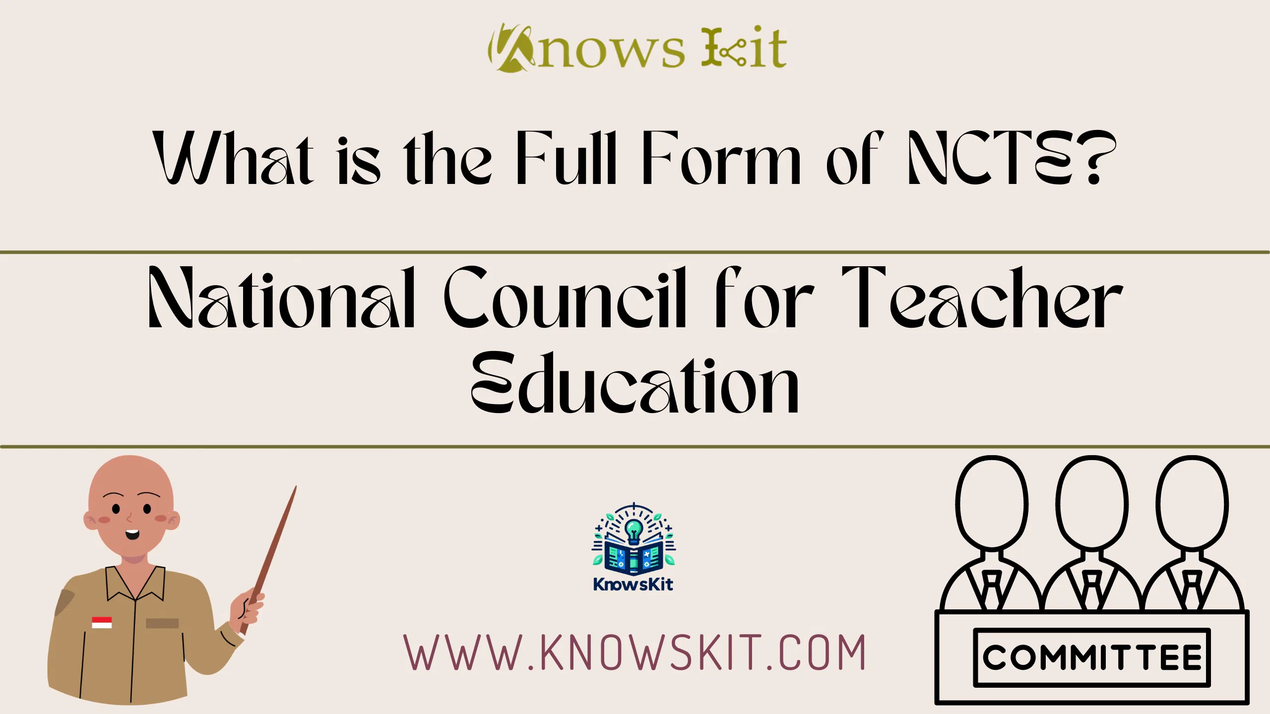 NCTE : Conseil national pour la formation des enseignants