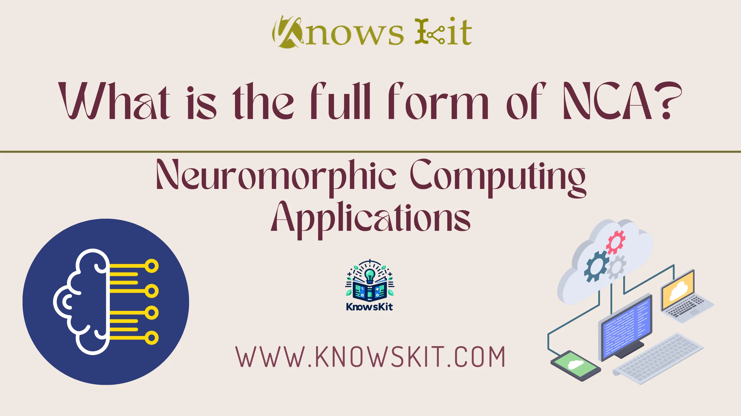 NCA: Neuromorphic Computing Applications