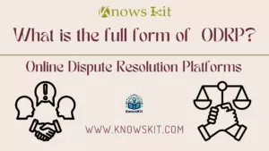 ODRP : Online Dispute Resolution Platforms