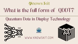 QDDT：显示技术中的量子点
