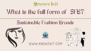 SFB : Marques de mode durable
