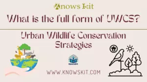 UWCS: Urban Wildlife Conservation Strategies