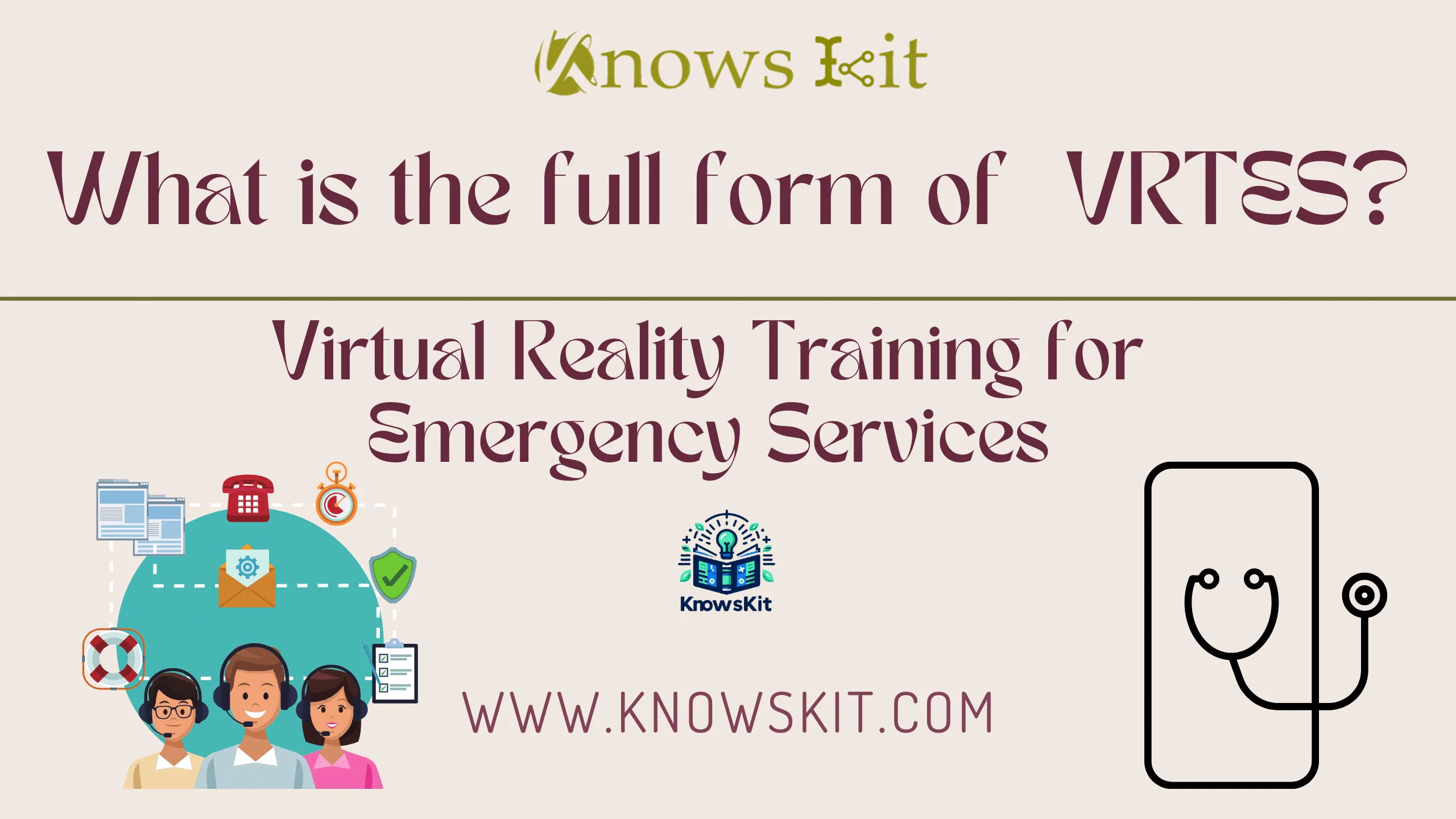 VRTES : Formation à la réalité virtuelle pour les services d'urgence