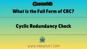 What is the Full Form of CRC