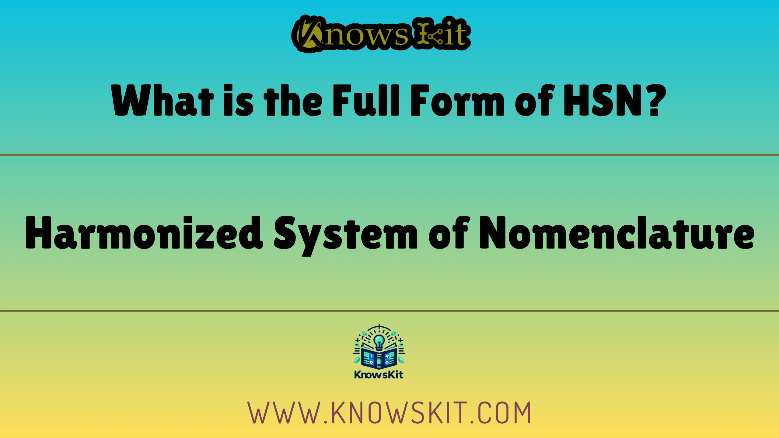 什么是 HSN 的完整形式