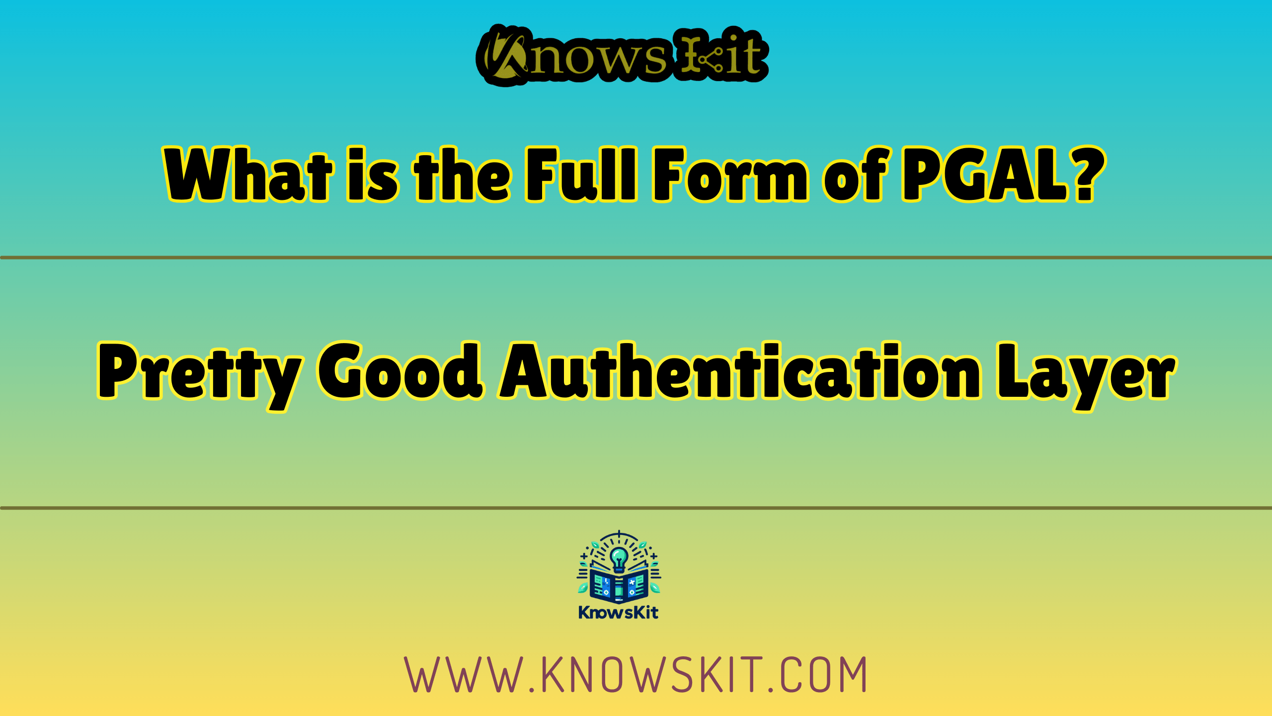 PGAL 的全称是什么？