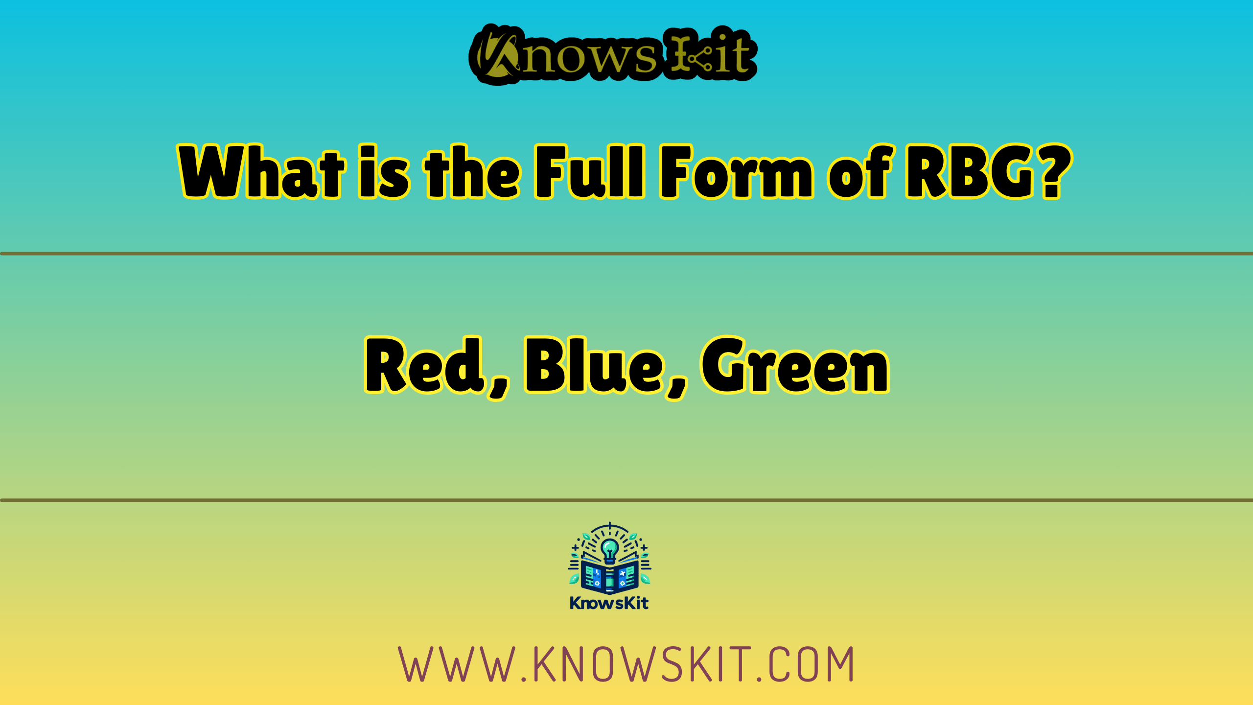 What is the Full Form of RBG