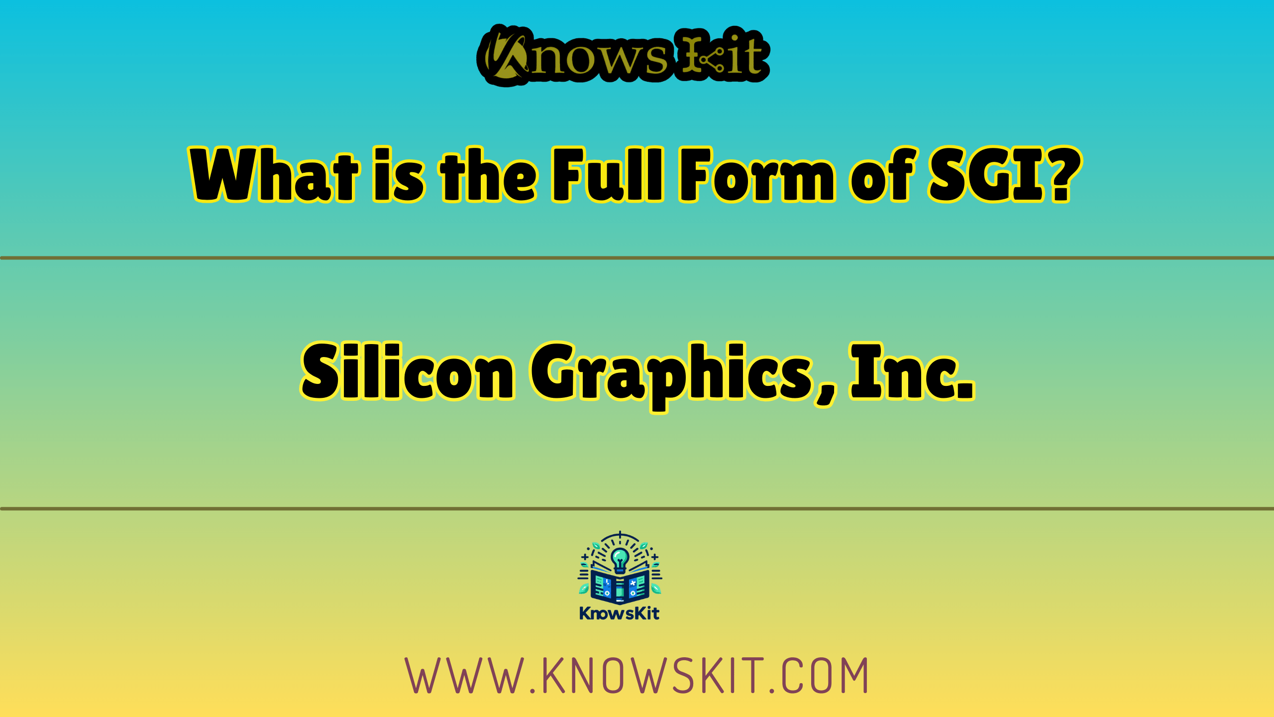 What is the Full Form of SGI
