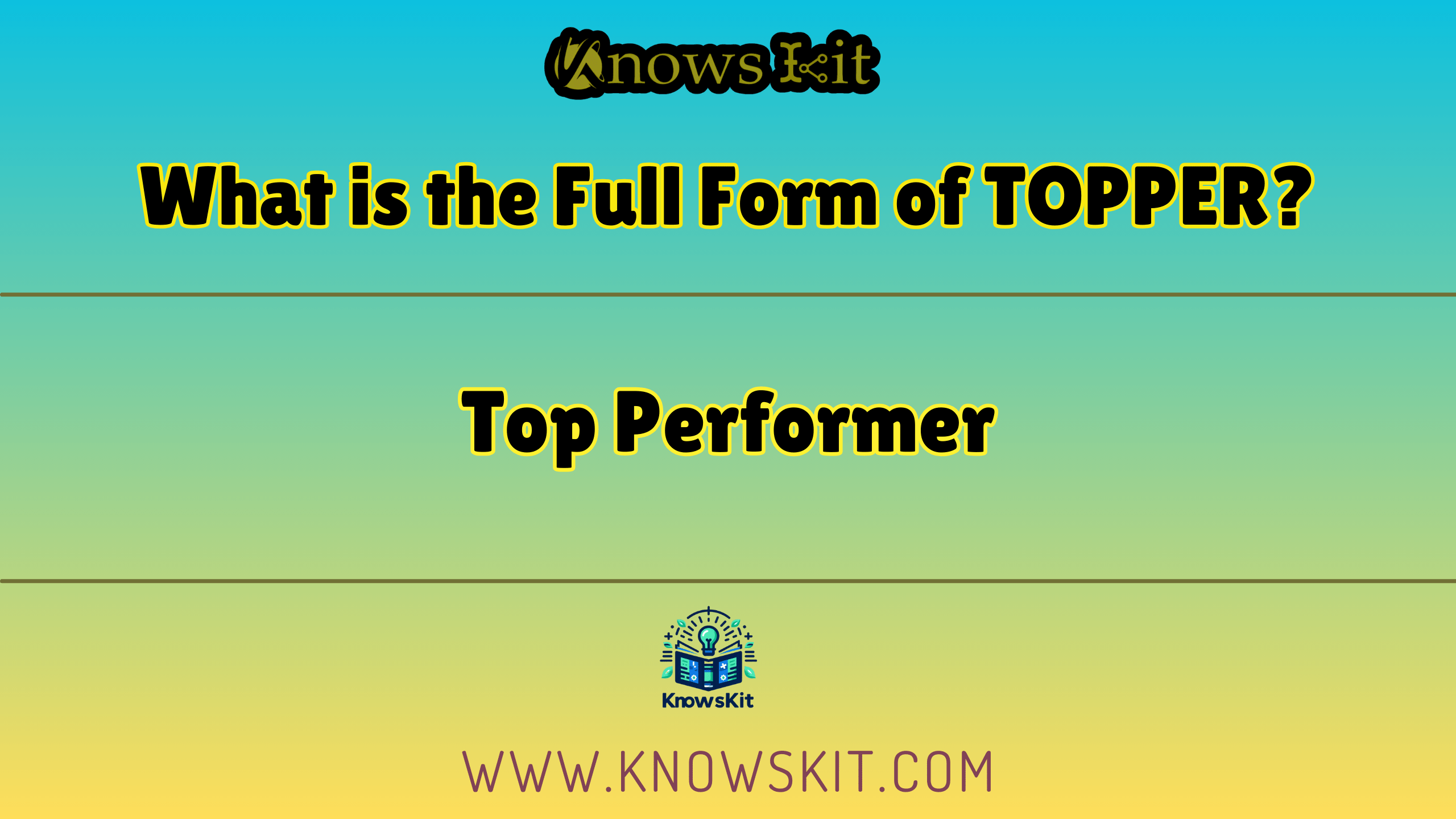 Что такое полная форма TOPPER
