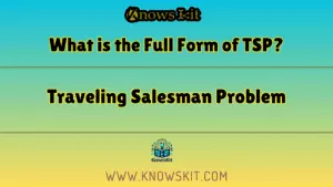 What is the Full Form of TSP