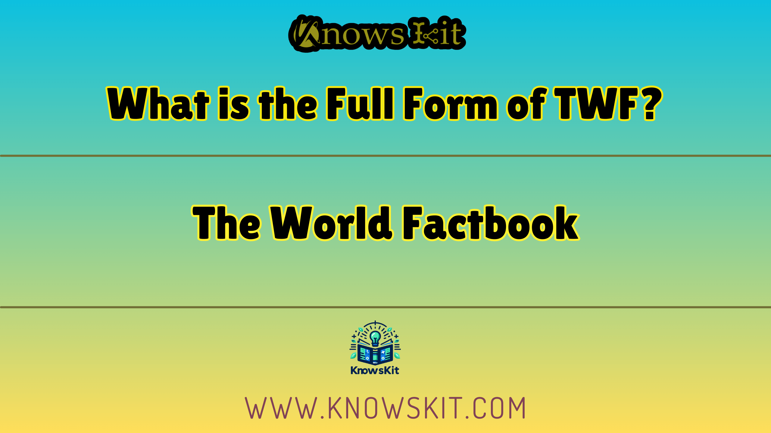 Что такое полная форма TWF