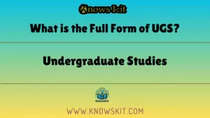 什么是 UGS 的完整形式