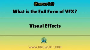 Quelle est la forme complète de VFX ?