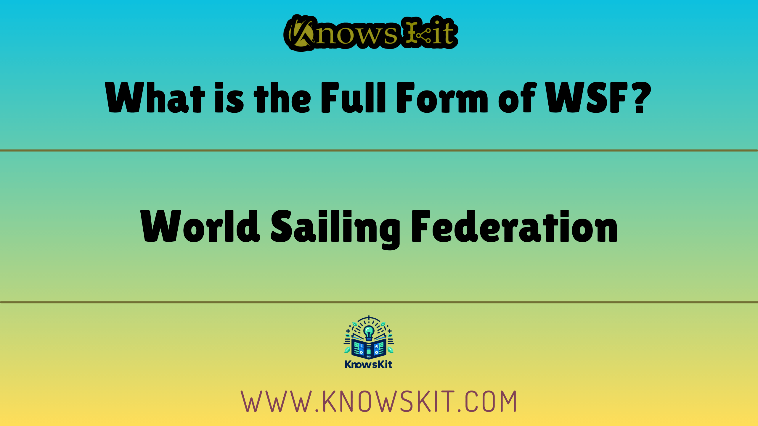 什么是 WSF 的全称