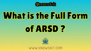 Что такое полная форма ARSD?