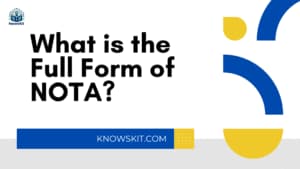 NOTA 的完整形式是什么？