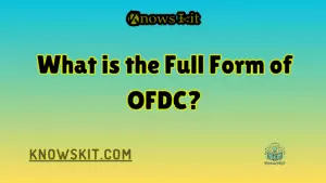 Что такое полная форма OFDC?