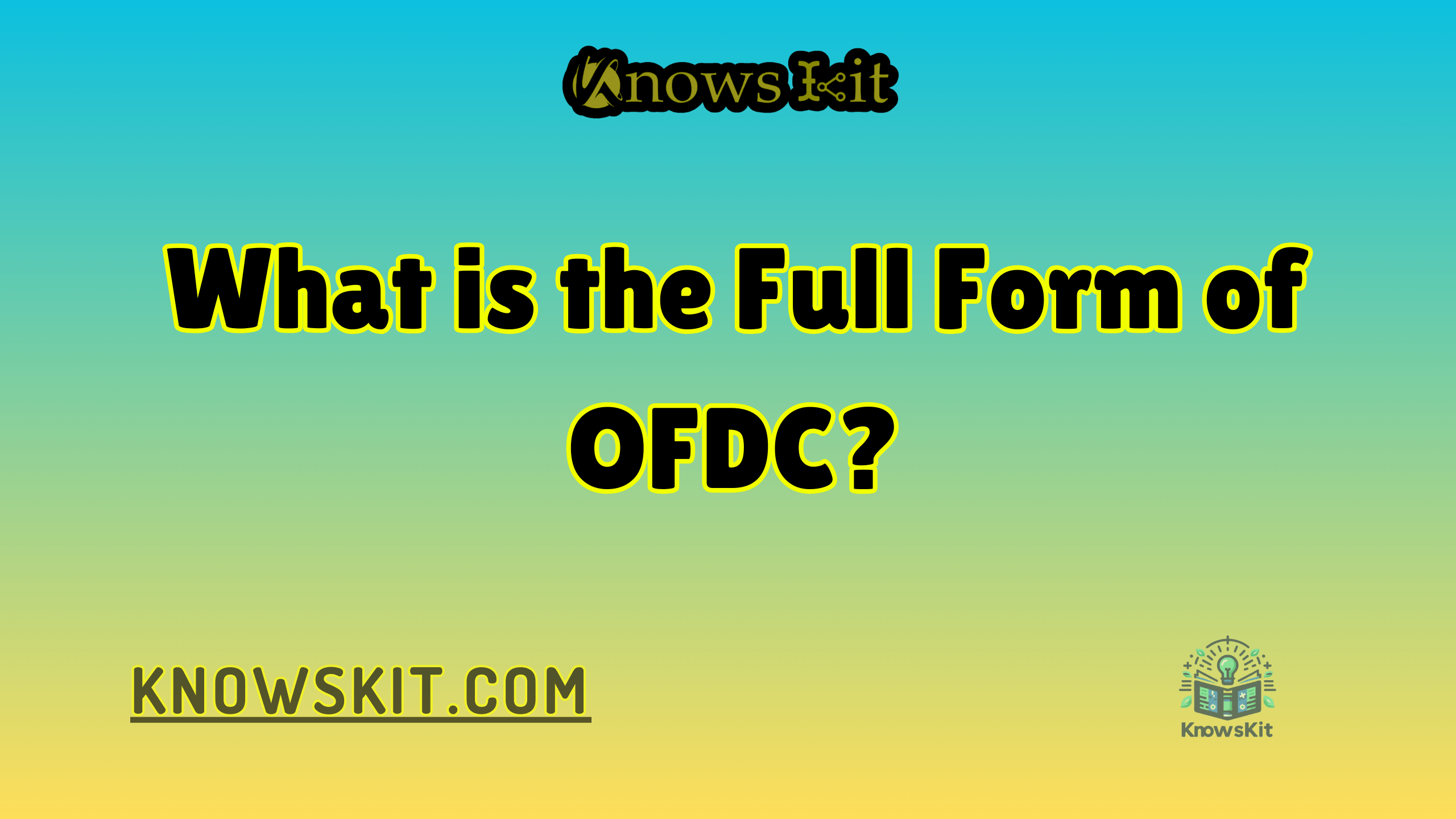 OFDC 的全称是什么？