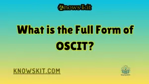 OSCIT 的全称是什么？