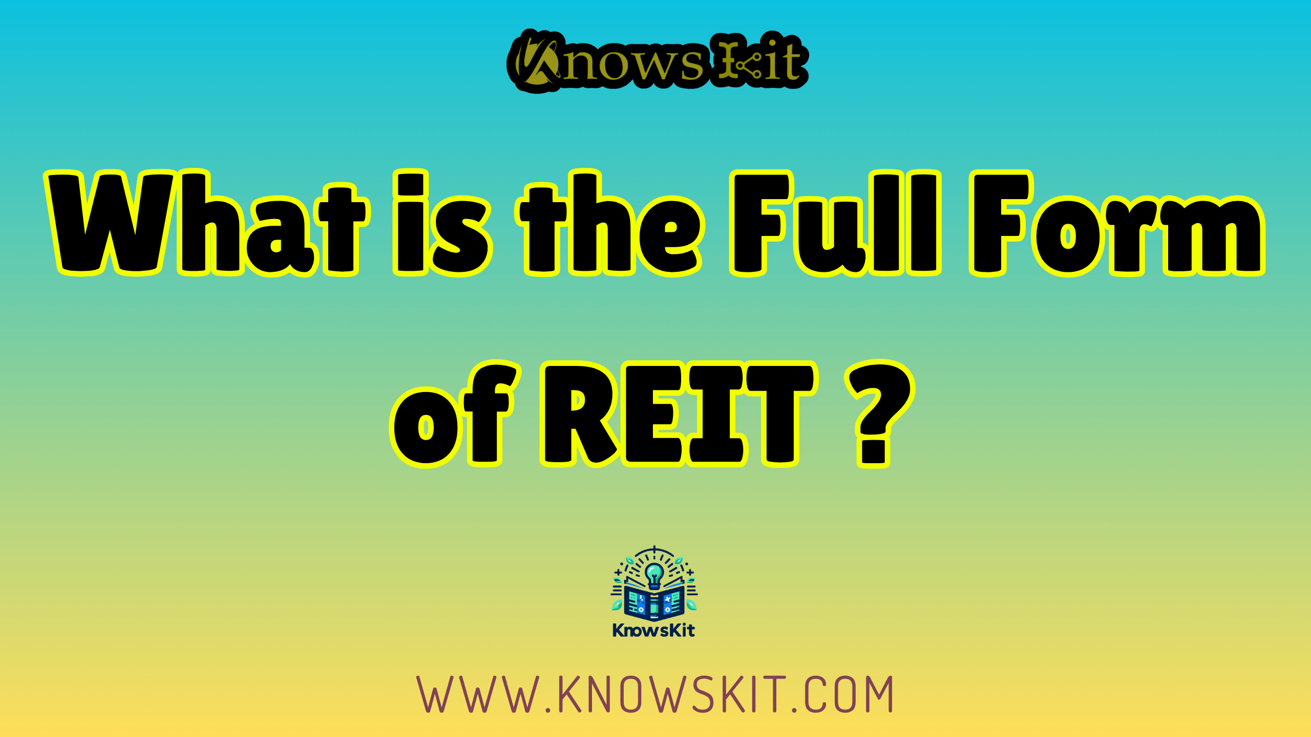 Что такое полная форма REIT?