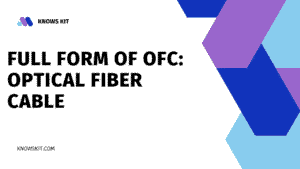 OFC 的全称：光纤电缆