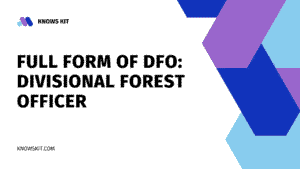 DFO 的完整表格：分区森林官员