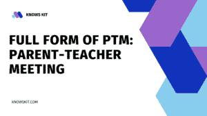 Forme complète de PTM : réunion parents-professeurs
