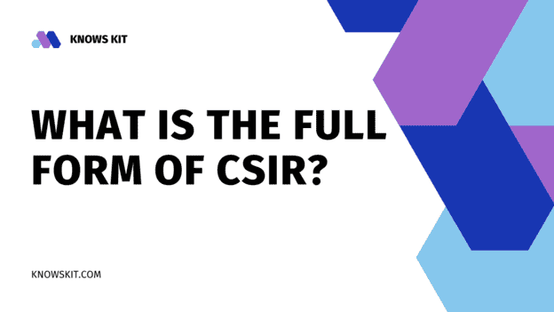 CSIR 的全称是什么？