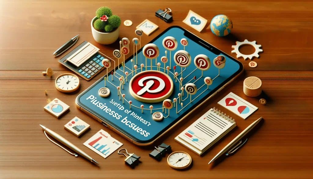 Exquisite Pinterest Marketing Strategies for Unmatched Growth In 2024 4 Illustration of Pinterest business account setup highlighting analytics and advertising features