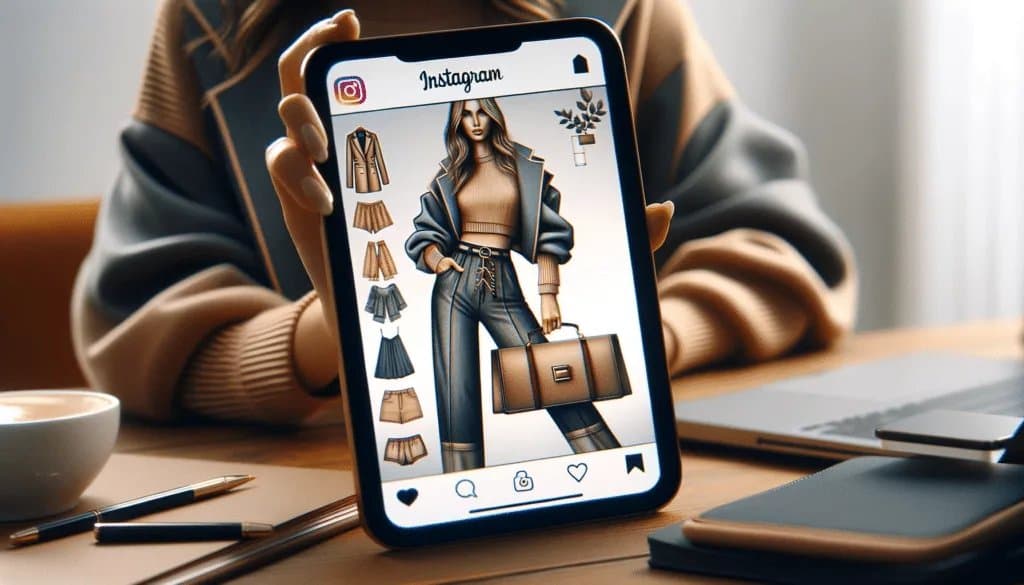 Fashion Influencer showcasing Trendy Outfit on Instagram, highlighting Fashion Trends and Style.