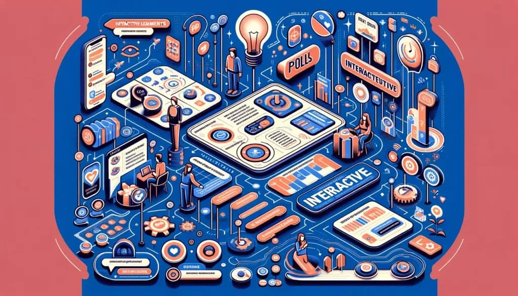 Top Captivating Trends in Social Media Graphics: Navigating the Future In 2024 9 Interactive elements like polls and quizzes enhancing engagement in social media graphics.