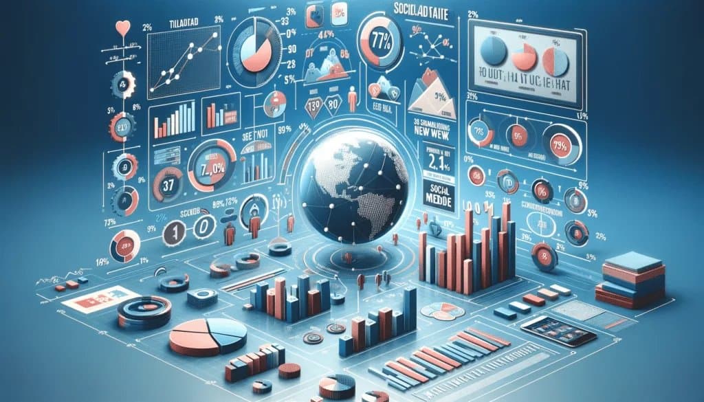 解读社交媒体的动态目的:2024 年的全面洞察 3 社交媒体新闻消费信息图表。