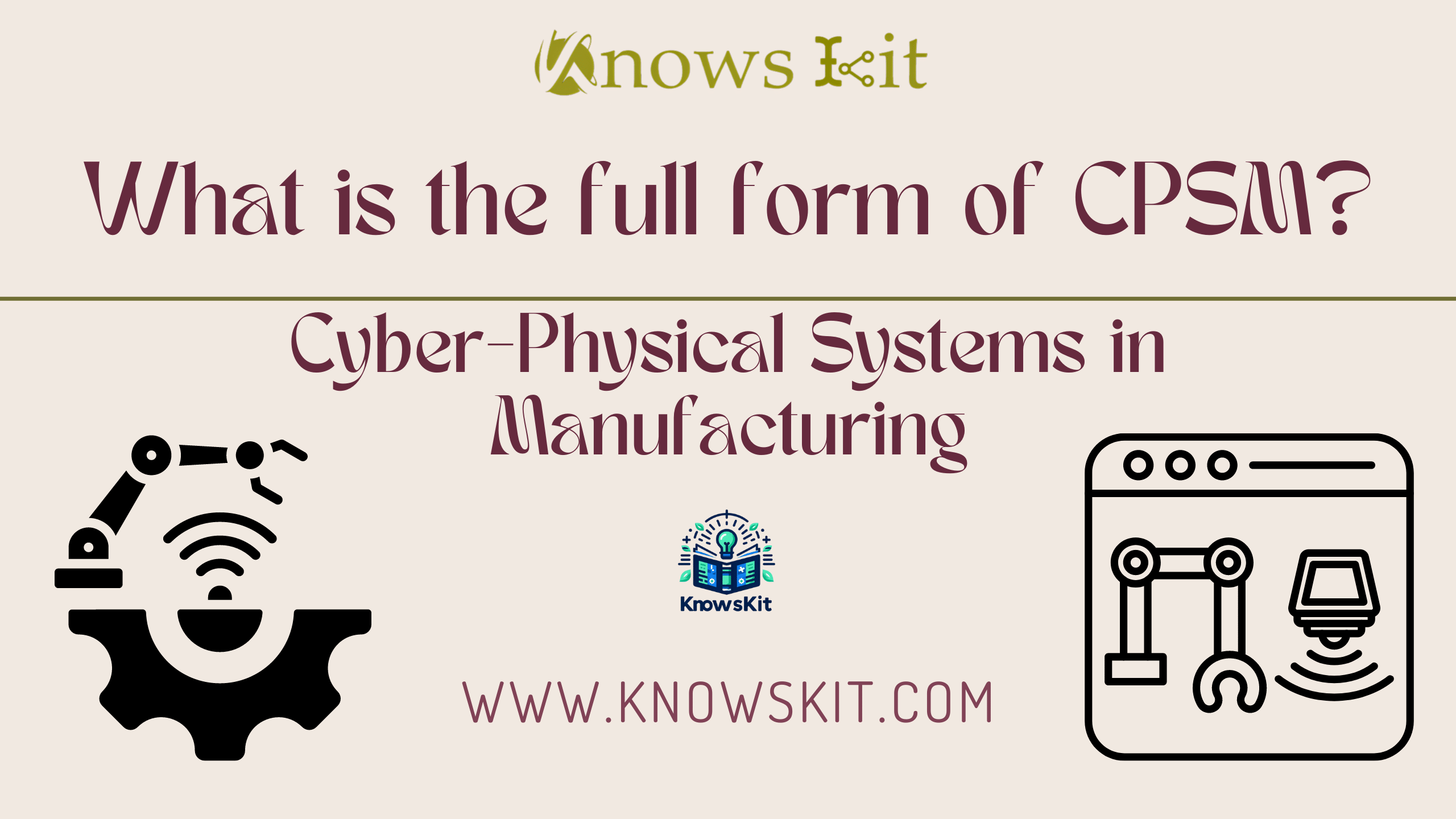 What is the Full Form of CPSM ? 1 CPSM: Cyber-Physical Systems in Manufacturing