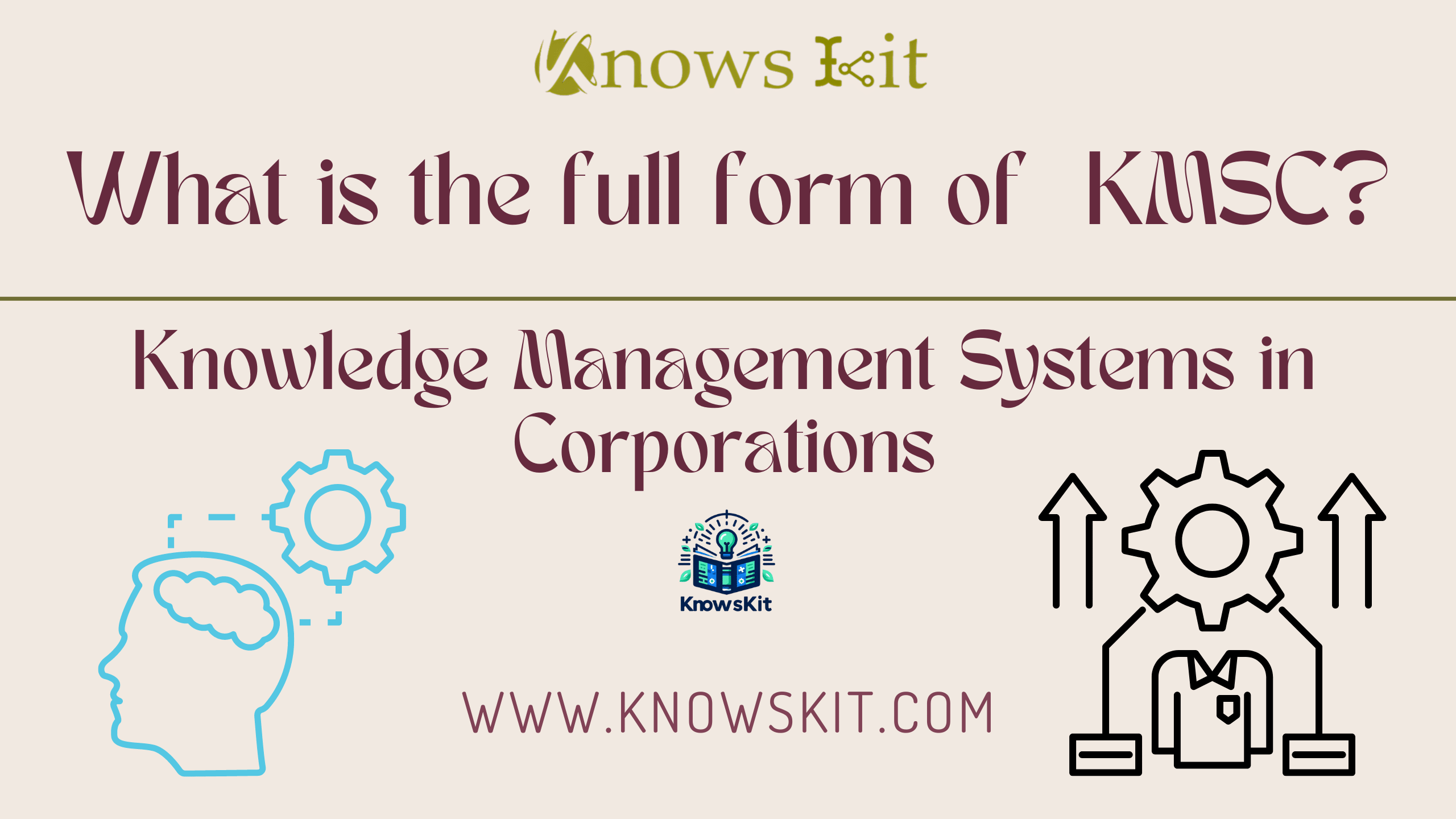 What is the Full Form of KMSC ? 1 KMSC:企业知识管理系统