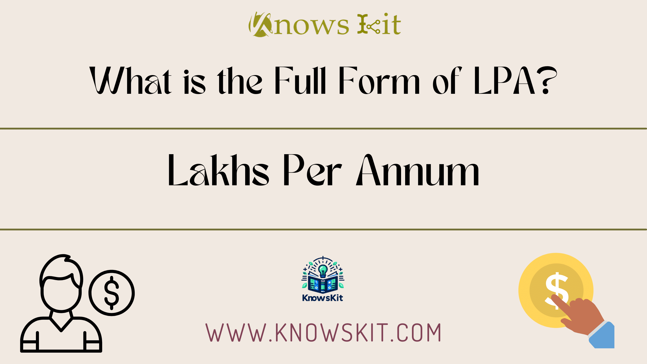 LPA : Lakhs Per Annum