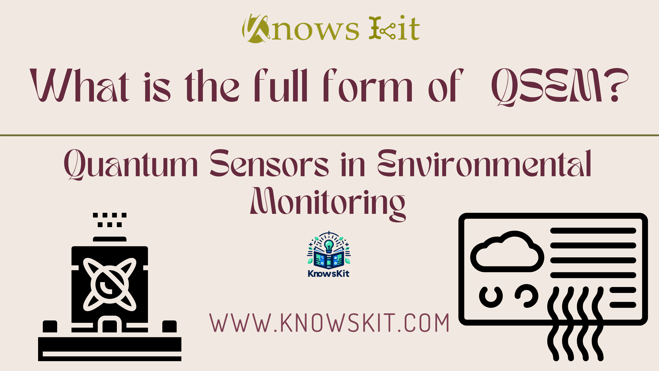 QSEM: Quantum Sensors in Environmental Monitoring